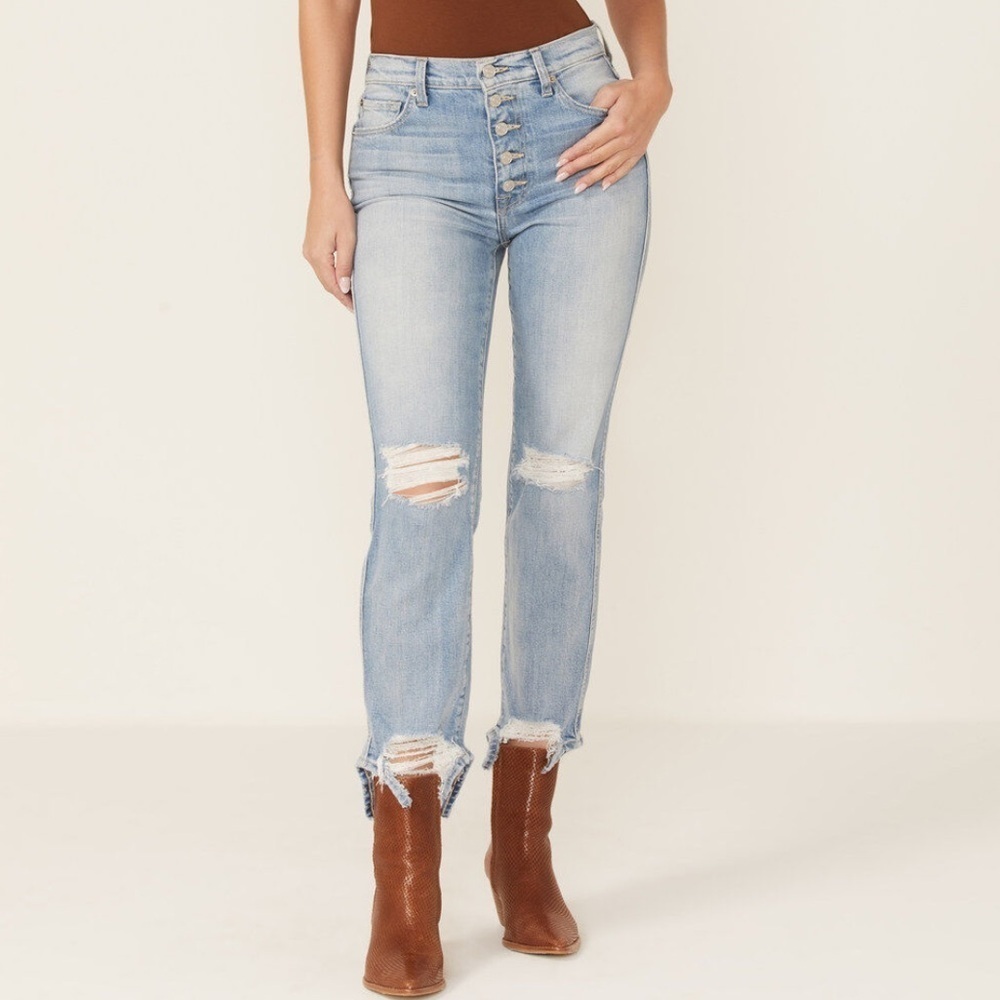 NWT 7 FOR ALL MANKIND WOMEN'S HIGH RISE CROP DENIM JEANS